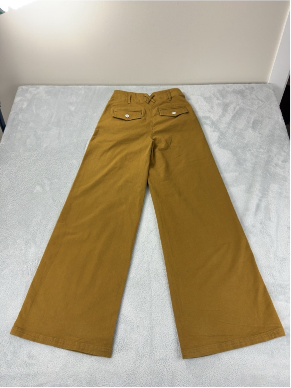 Maeve Anthropologie Women's High Waisted Pleated Wide Leg Pant Size 25 30 - Picture 4 of 15